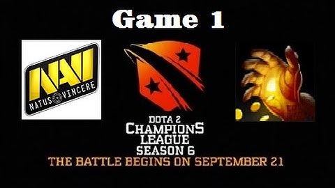 Navi vs GB, 1 игра, Dota 2 Champions League S6 (Русскоязычный стрим)