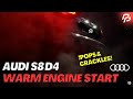 630HP Audi S8 D4 V8 Engine Sound * Rev Ups * Pops & Bangs! * ECU TUNE STAGE 1 *