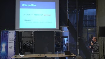 Victor Manuel Alvarez "YARA: The pattern matching swiss knife..." @ SECURE 2014