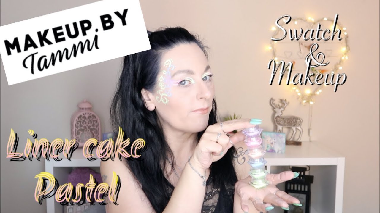 Liner cake pastel de Makeup by Tammi Swatch & Makeup YouTube