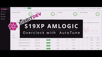 Announcement!  Firmware for Bitmain S19XP AMLOGIC with autotune! #s19xp amlogic