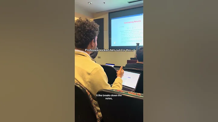 This student left the professor speechless