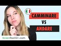 Camminare vs Andare - Basic Italian Grammar