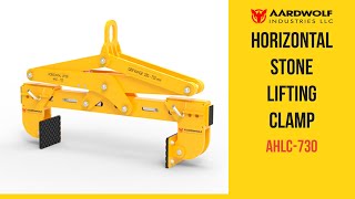 (Horizontal) Stone Lifting Clamp | 3D Video | Aardwolf