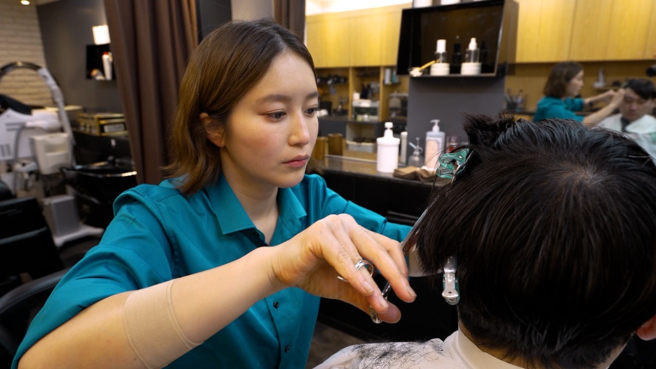 ASMR💈Я расслабляюсь с премиальным полным курсом от барбера Окады