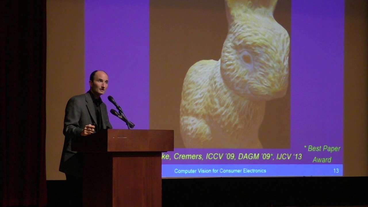 Recent advances in optimization-based computer vision and its application to consumer electronics...