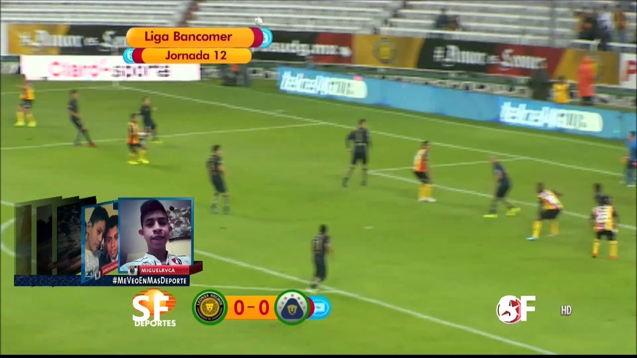 Leones Negros Vs Pumas U.N.A.M - Jornada 12 - Liga Bancomer MX 2014