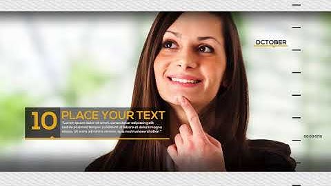 Corporate Timeline Parallax Presentation | After Effects template