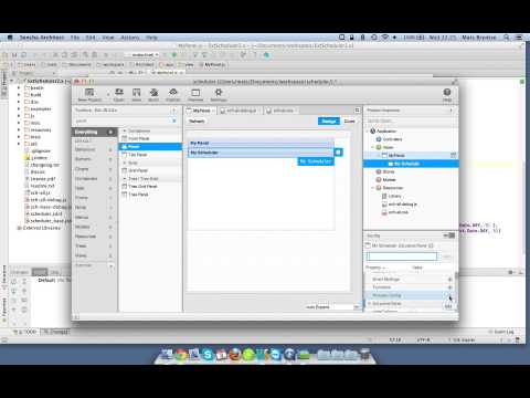 Using Ext Scheduler in Sencha Architect