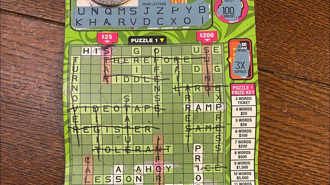 First Claimer !! New crosswords scratchers!!! Awesome win! YouTube