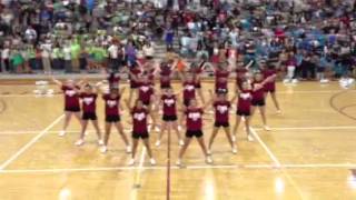 CHS Cheer moving up assembly 2013