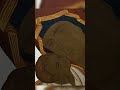Our Lady Theotokos painting the eyes #iconography #shorts #byzantineart