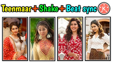 Teenmaar music Beat sync || trending theenmaar beat shake effects in kinemaster
