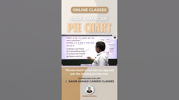 Data Interpretation Pie Chart Question Explained | By Sagir Ahmad Sir | Sagir Ahmad Career Classes