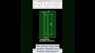 AutoCAD Bemaßungen zurücksetzen - 23 Sekunden Zeit? #construction #autocad #drawing #tutorial #2d