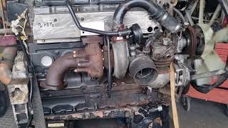 MAN D0826 LF04 272PS FIRST START AFTER FULL SERVICE.TRUVK FACTORY GREVENA GREECE