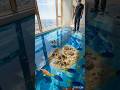 To create epoxy swimming fish illusion ! #epoxyart #interiordesign #shorts #timelapse