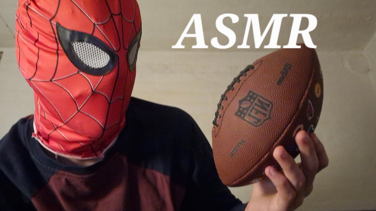 Football scratching ASMR (fast and aggressive) 