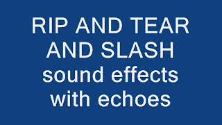 RIP and TEAR sound effects from RPGMaker 2000