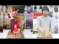 New flowers bouquet. || How to make an amazing flower bouquet. flowers arrangement tutorial