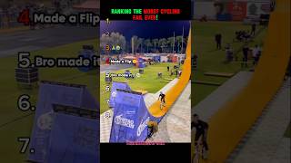 Ranking The Worst Cycling Fail Ever! 🚵#CyclingFails #EpicFails #RankingFails