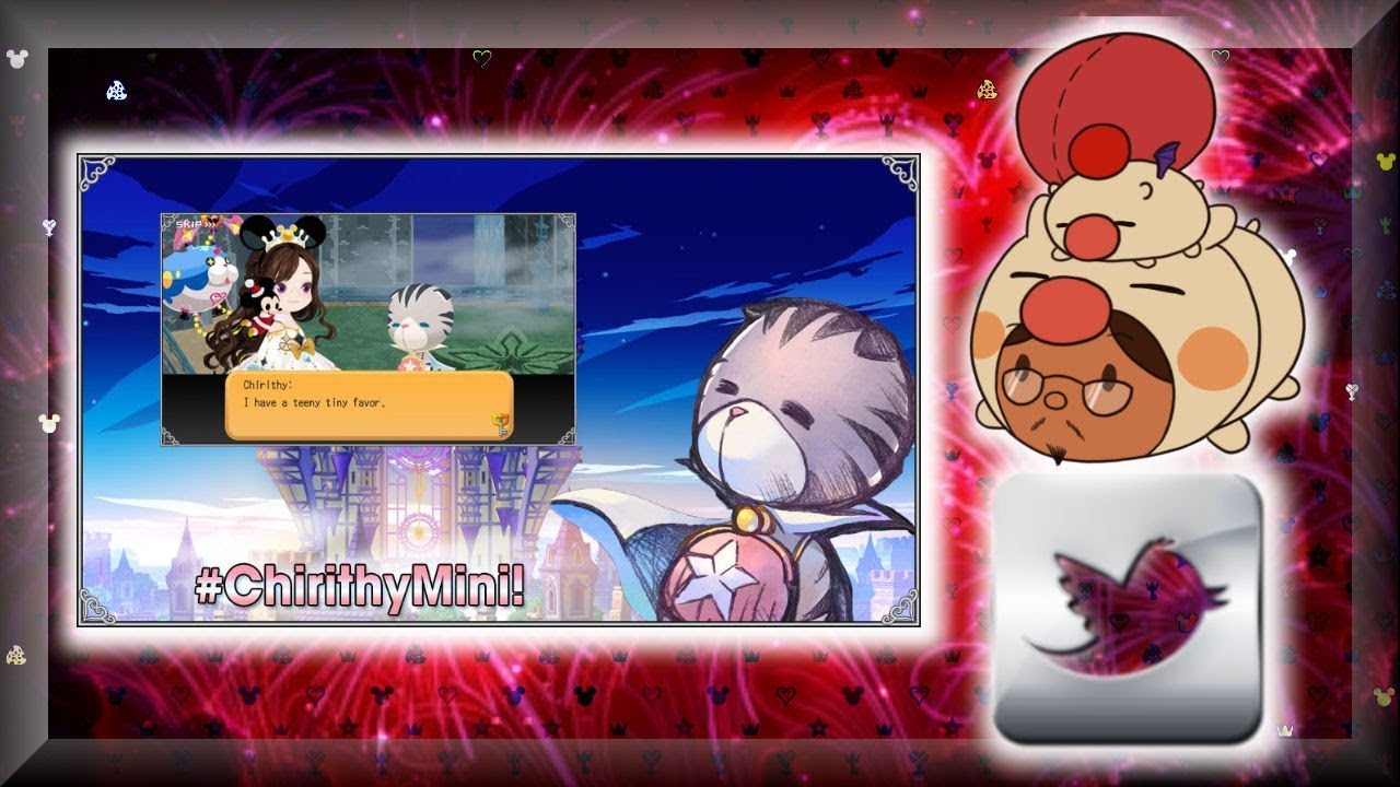 KHux : Tweet ~ Chirithy mini & Gummi Ship