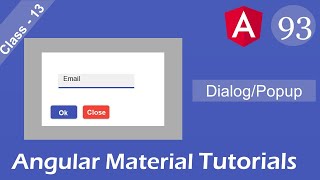 angular material dialog component | Angular material popup | Angular material tutorials #angular screenshot 5