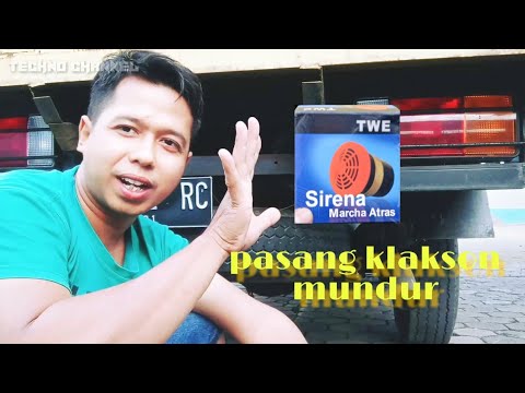 cara pasang klakson atret || mundur alon-alon