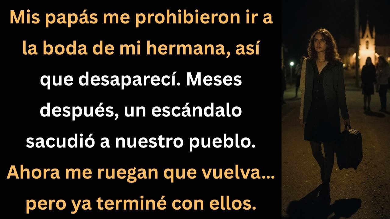 Mis papás me vetaron de la boda de mi hermana… meses después un escándalo lo cambió todo