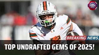 Top Undrafted Free Agents After the 2025 NFL Draft | Hidden Gems to Watch । USA TODAY NEWS