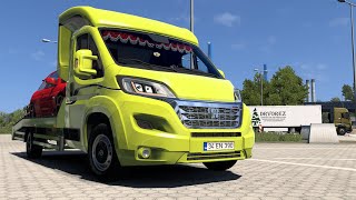 VEHICLE TRANSPORTATION WITH FIAT DUCATO | ETS2