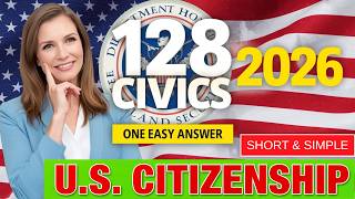 USCIS Update | 128 Civics Questions and Answers (2025 version) For US Citizenship Test 2026 #n400