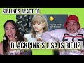 Siblings react to BLACKPINK Lisa is RICH? (Lisa spending for 6 minutes 🤑) |REACTION