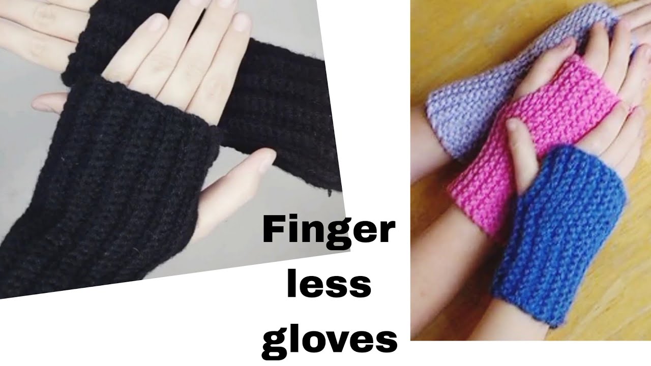 جوانتى كروشيه بدون أصابع/How to crochet finger less gloves #crochet #غرز_كروشيه #باترون #handmade 