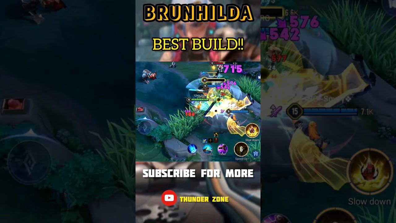 AoV:Brunhilda Op Damage !! 🔥🔥