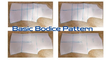 How to Draft Basic Bodice Block with accurate measurements