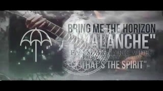 Bring Me The Horizon - Avalanche (Guitar cover with Lyrics)