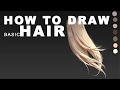 How to draw hair (voice part 2 - rendering)