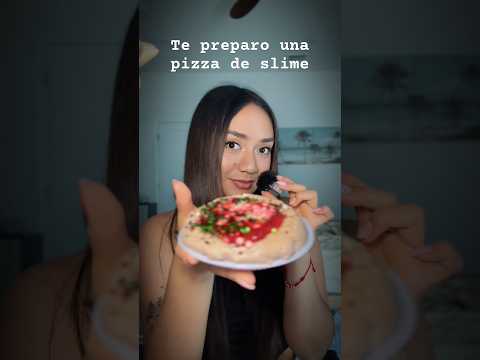 Te preparo una pizza de slime #asmr
