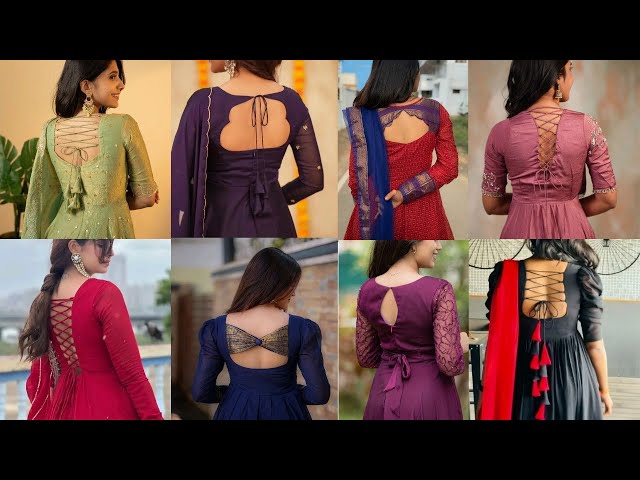 Latest Anarkali Neck Designs/Frock Neck Designs/Suit Front Back Neck Designs  2025/Gala Designs - YouTube