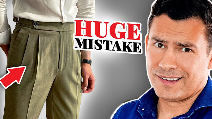 Double-Pleated Dress Pants