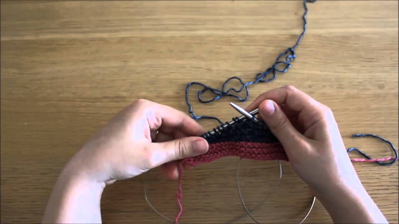 Querido tricot - carreiras encurtadas (short rows; wrap and turn)