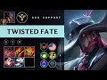 Twisted Fate Support vs Rakan - NA Grandmaster Patch 25.23