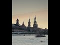 Sunday Sunset Winter Mood in Dresden