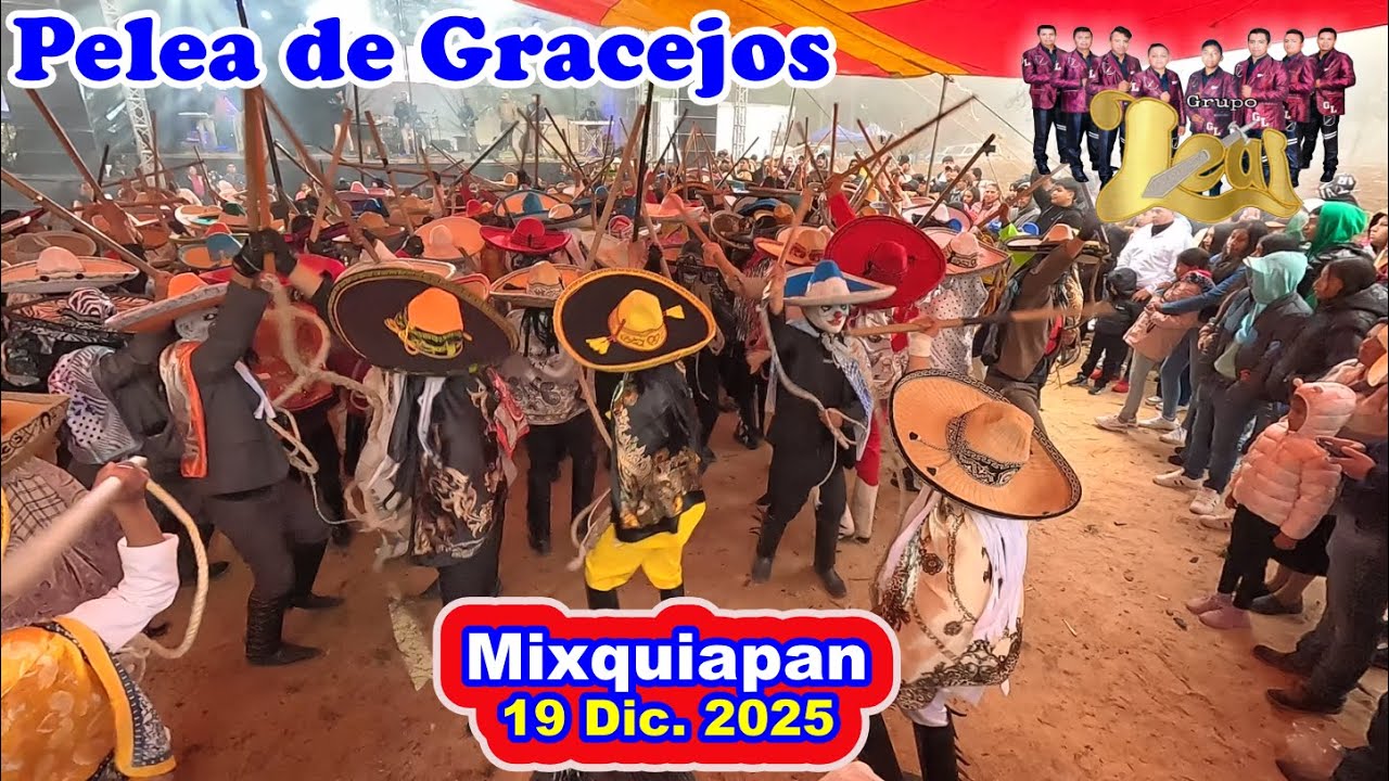 Pelea de Gracejos en  Mixquiapan  19 Diciembre 2025. 🎵Grupo Leal