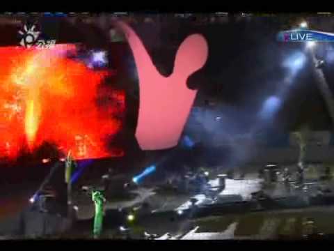 2009高雄世運閉幕式嘉年華 伍佰演唱 風火