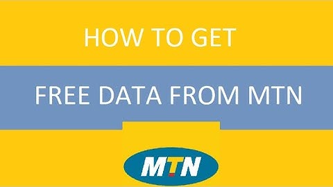 How to redeem free data and airtime from MTN