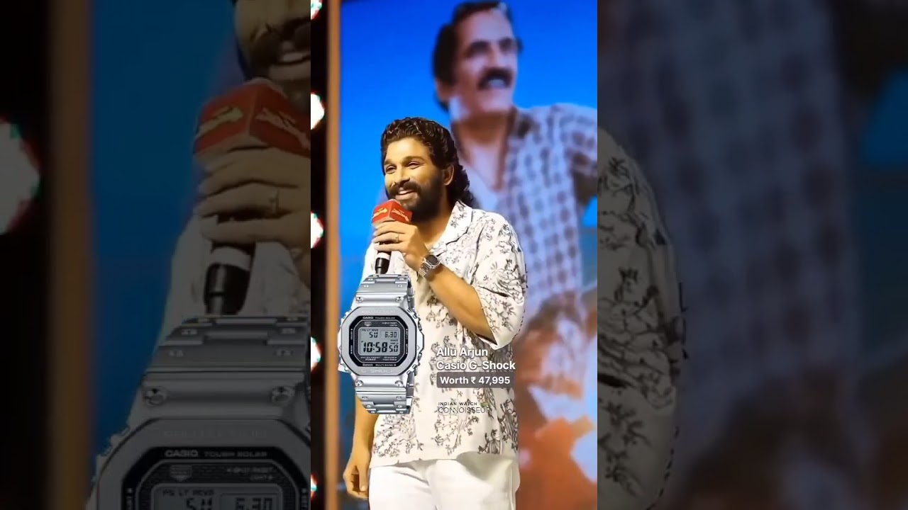 Allu Arjun  Casio  G -Shock  Watch .. 
