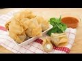 Crispy Chicken Cheese Purses Recipe ถุงทองไก่ชีส - Hot Thai Kitchen!