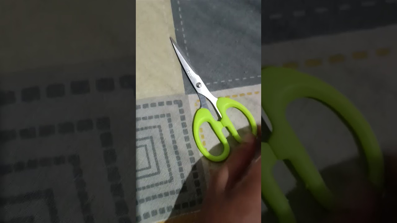 unboxing new scissors in Rs 10 of diamond 55 inches